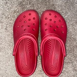 Red Crocs